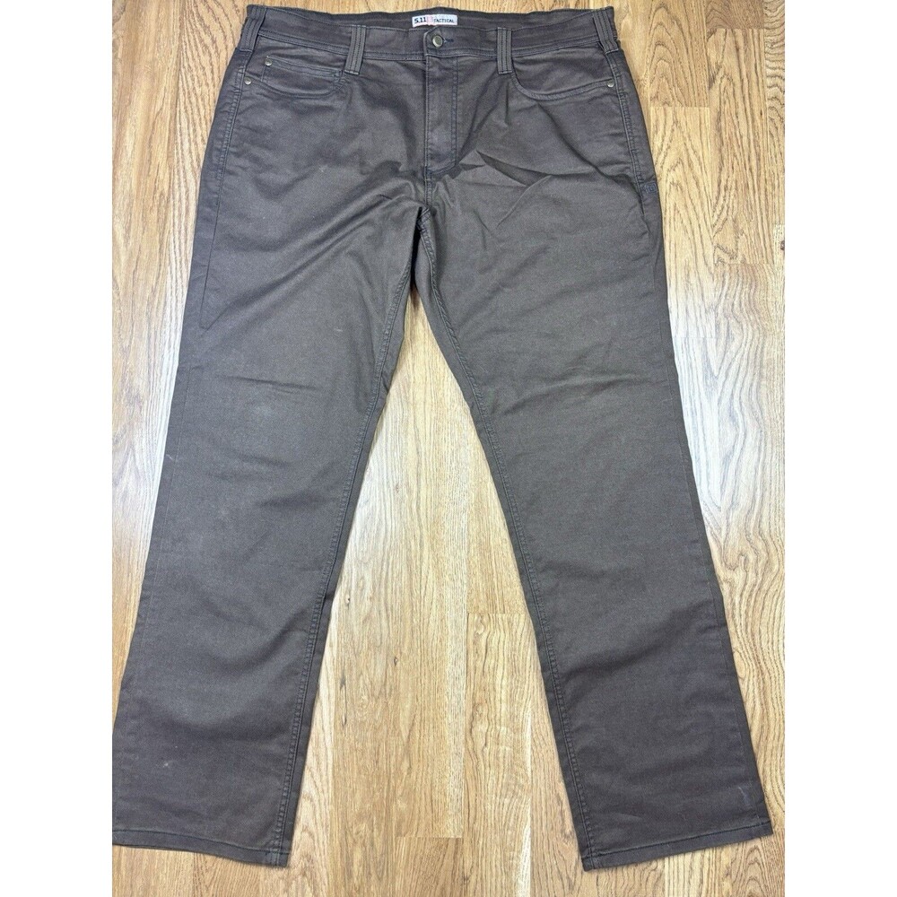 5.11 Tactical Mens Pants Stretch 40x34 Men Brown